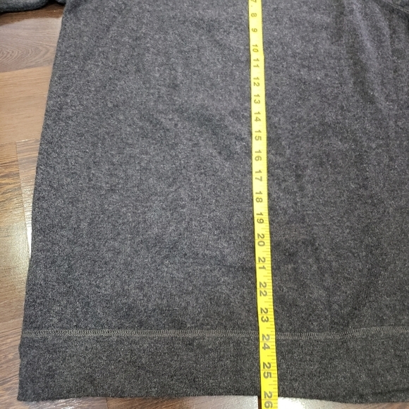 Parisian Signature Cashmere Sweater Long Sleeve Gray | Size Petite M - Picture 11 of 12